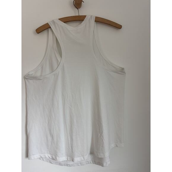 Lululemon Womens Tank Top Size 14 White Sleeveless Racer Back - Picture 5 of 6
